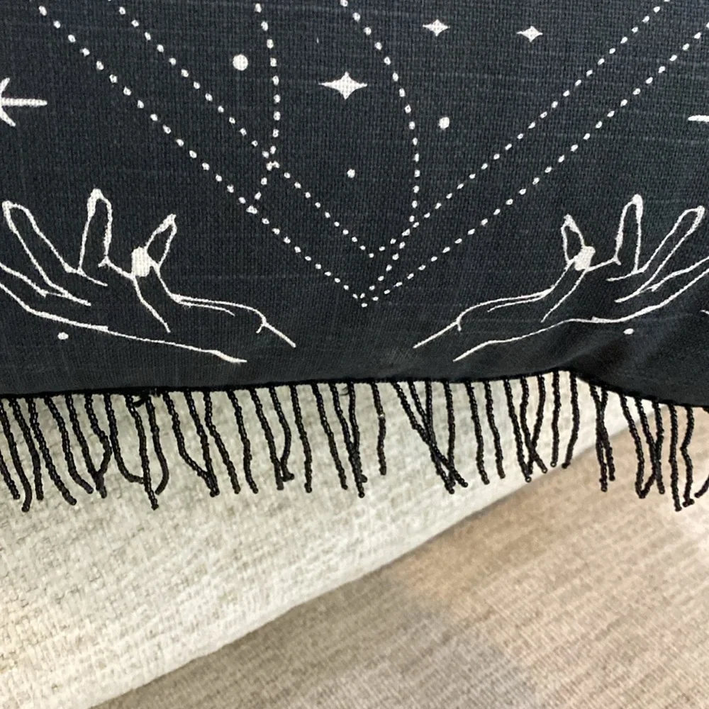 NWOT Indigo Moon Celestial Decorative Accent Pillow